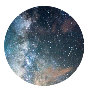 Milky Way and Meteor