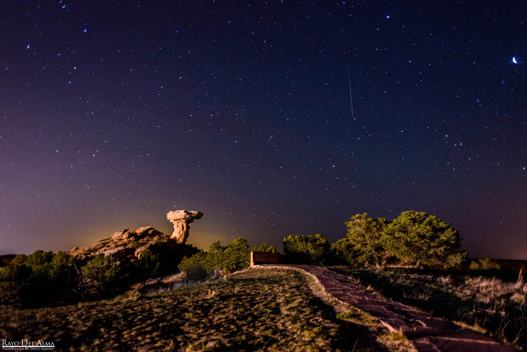 Photo of Camel Rock near Tesque Pueblo in New Mexico